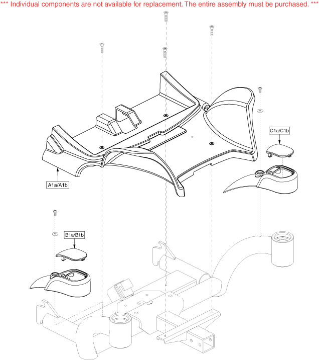 Go-Go Go-Chair - Shrouds - Front, Body & Caster Cover Shrouds
