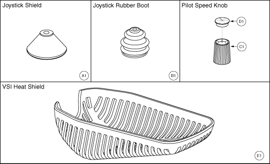 Jazzy 1103 Ultra - Joystick (Master Controls) - Replacement Parts & Accessories - Replacement Parts