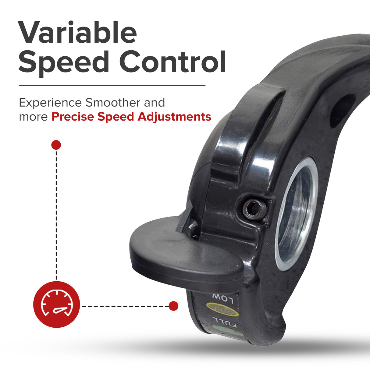 Razor Variable Speed 4-Wire Thumb Throttle for Razor Ground Force Drifter, Versions 1-2