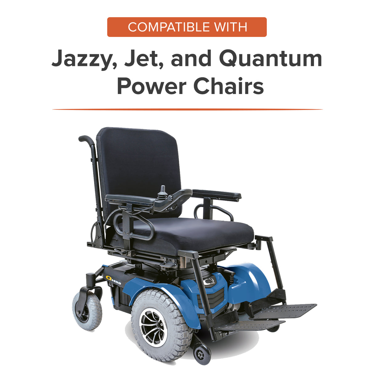 6" Front Anti-Tip Wheel Assembly for Jazzy, Jet, and Quantum Power Chairs