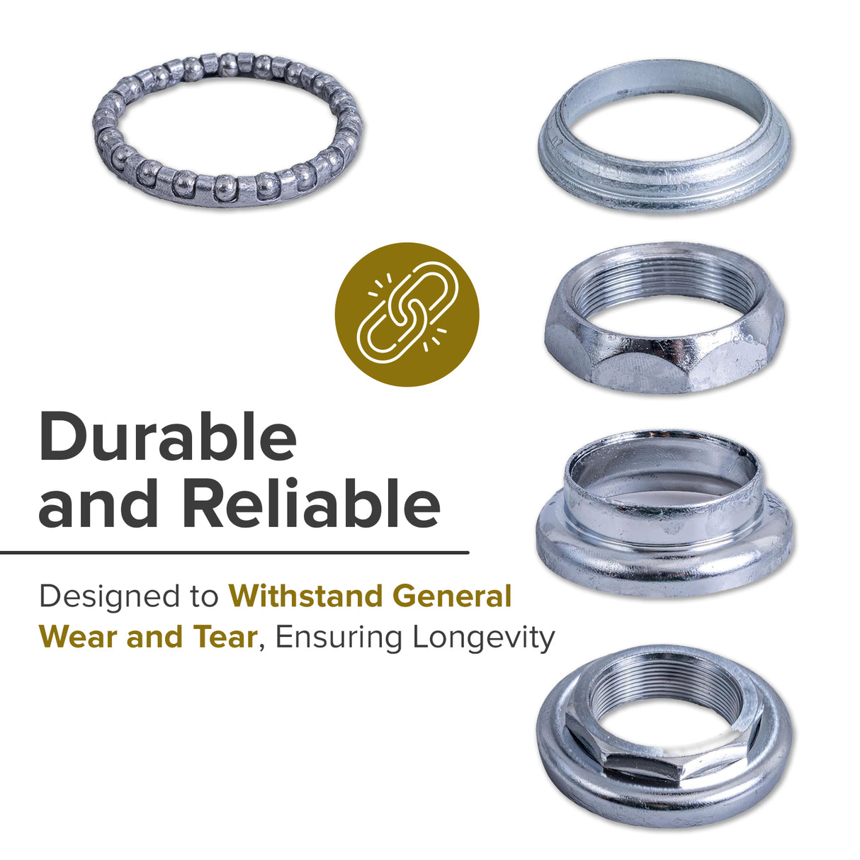Headset Steering Bearings for Razor Bikes, Scooters, & Go-Karts