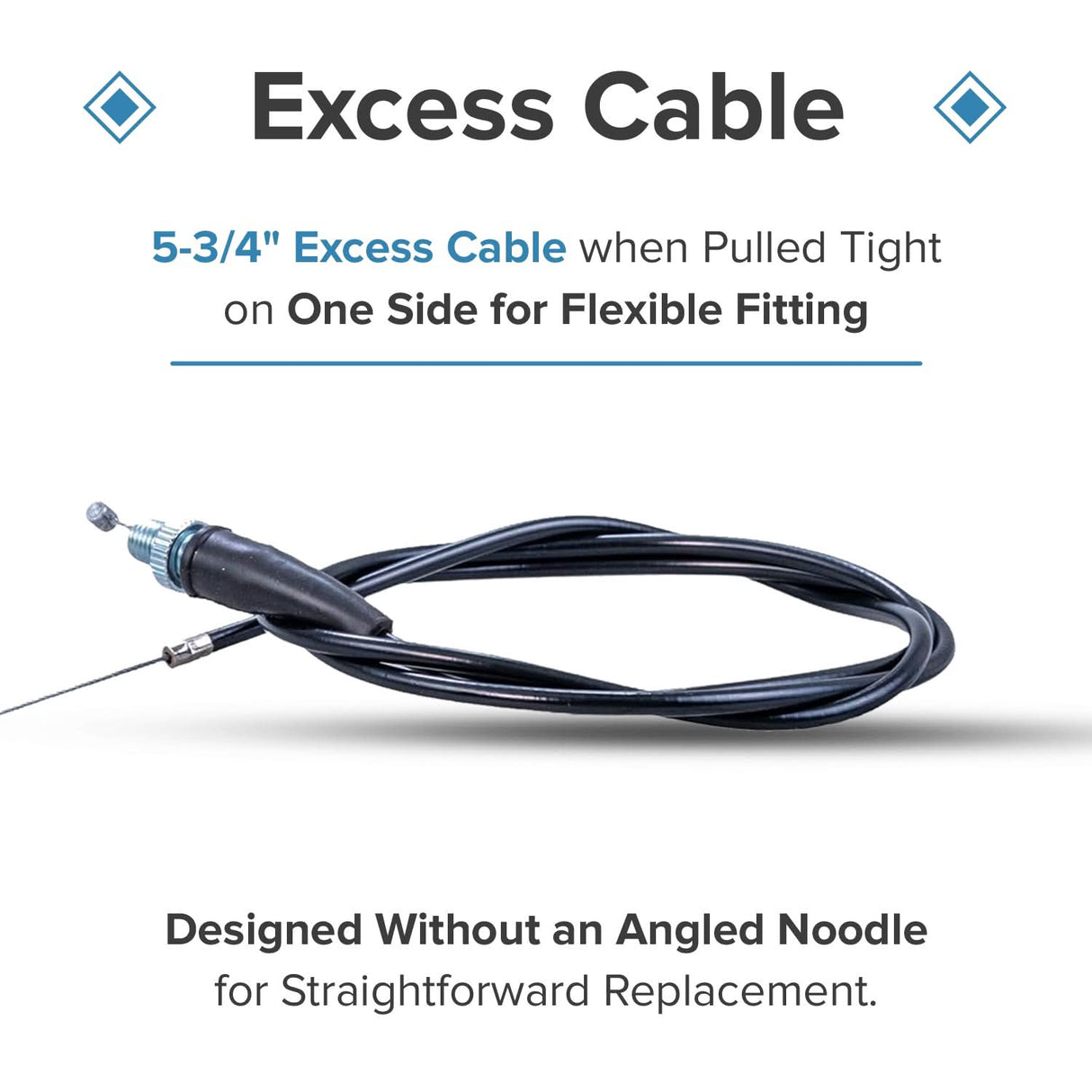 46" Throttle Cable for the Coleman CT100U Trail Mini Bike