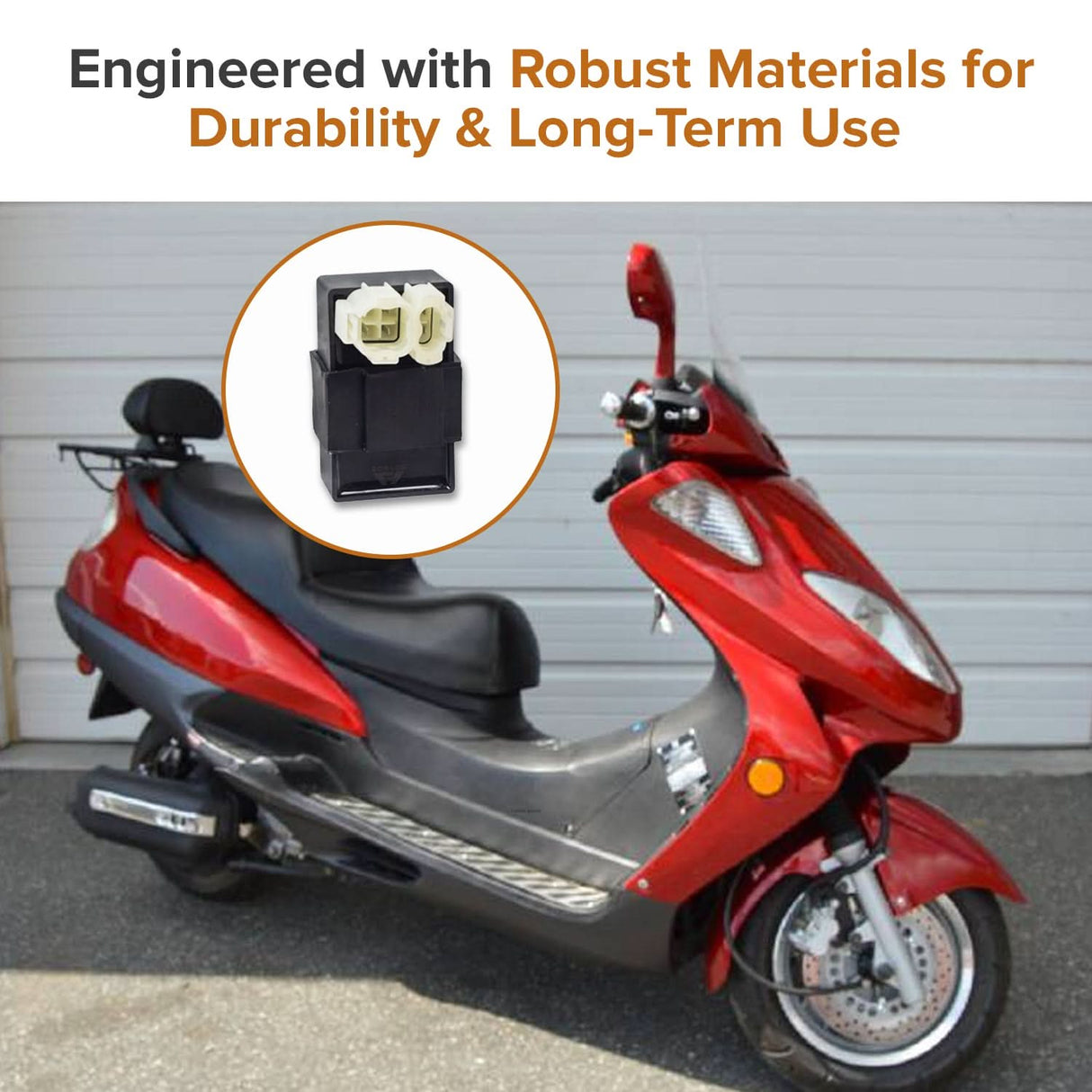 CDI Module (Ignitor) with 6 Pin Rounded Connector for the TaoTao CY50-T3 Scooter