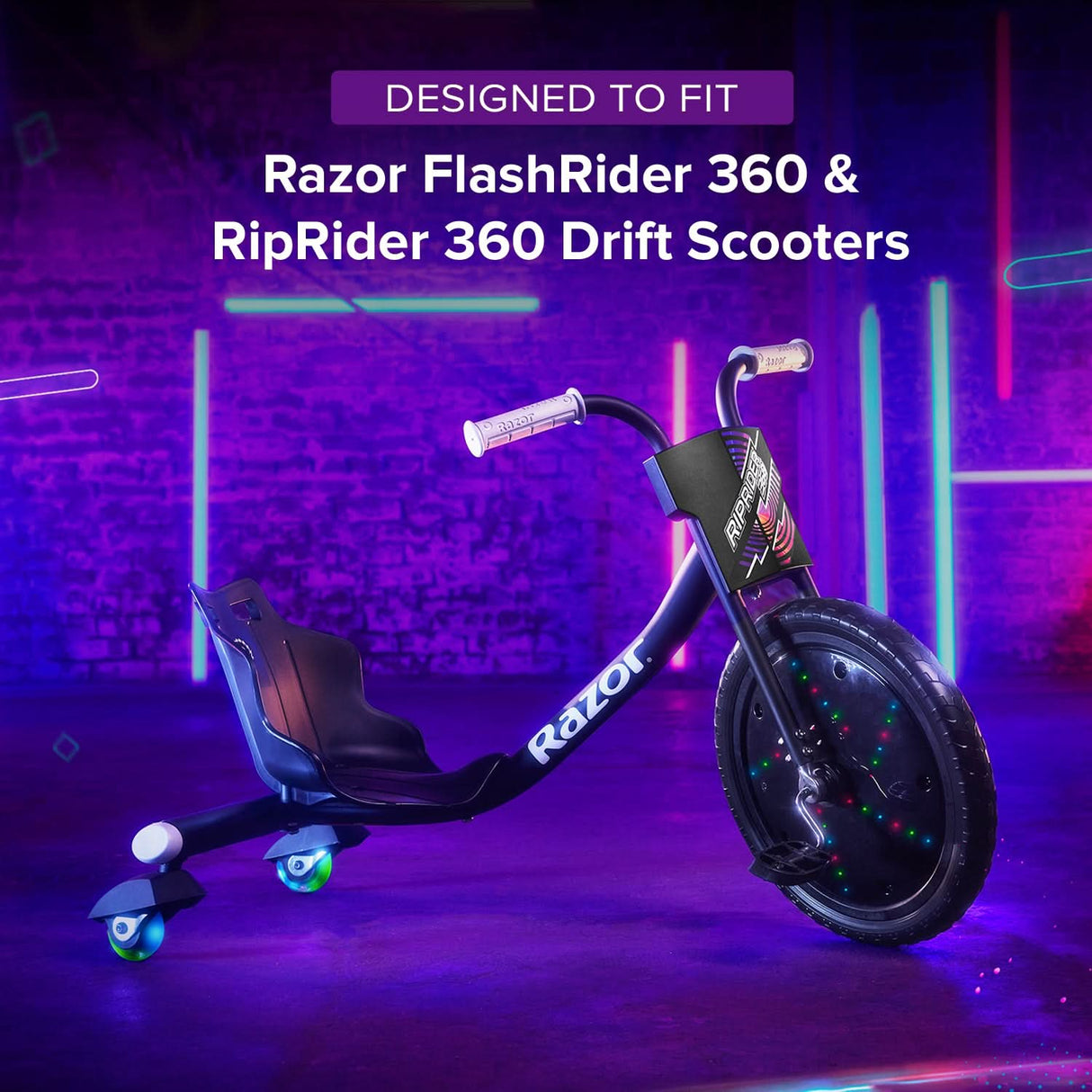 76 mm Scooter Wheels with Bearings (Set of 2)