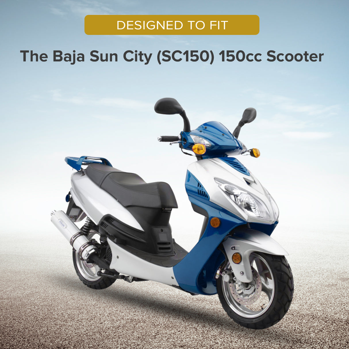 Front Turn Signal for the Baja Sun City (SC150) 150cc Scooter