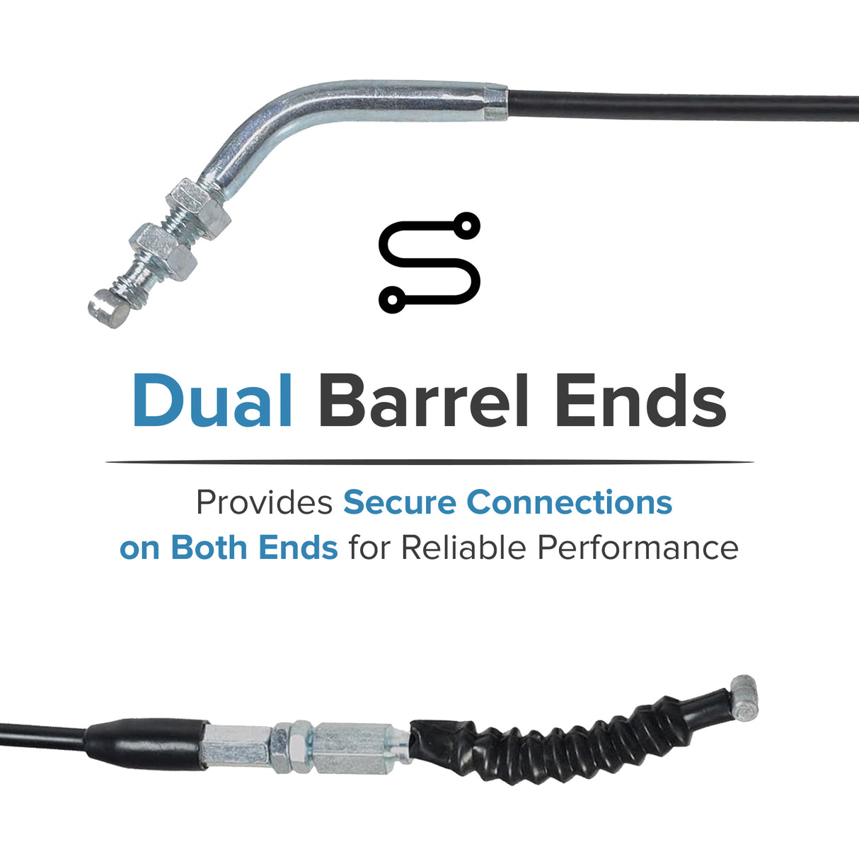 121" Throttle Cable for 150cc - 250cc Kandi & Roketa Go-Karts & Dune Buggies