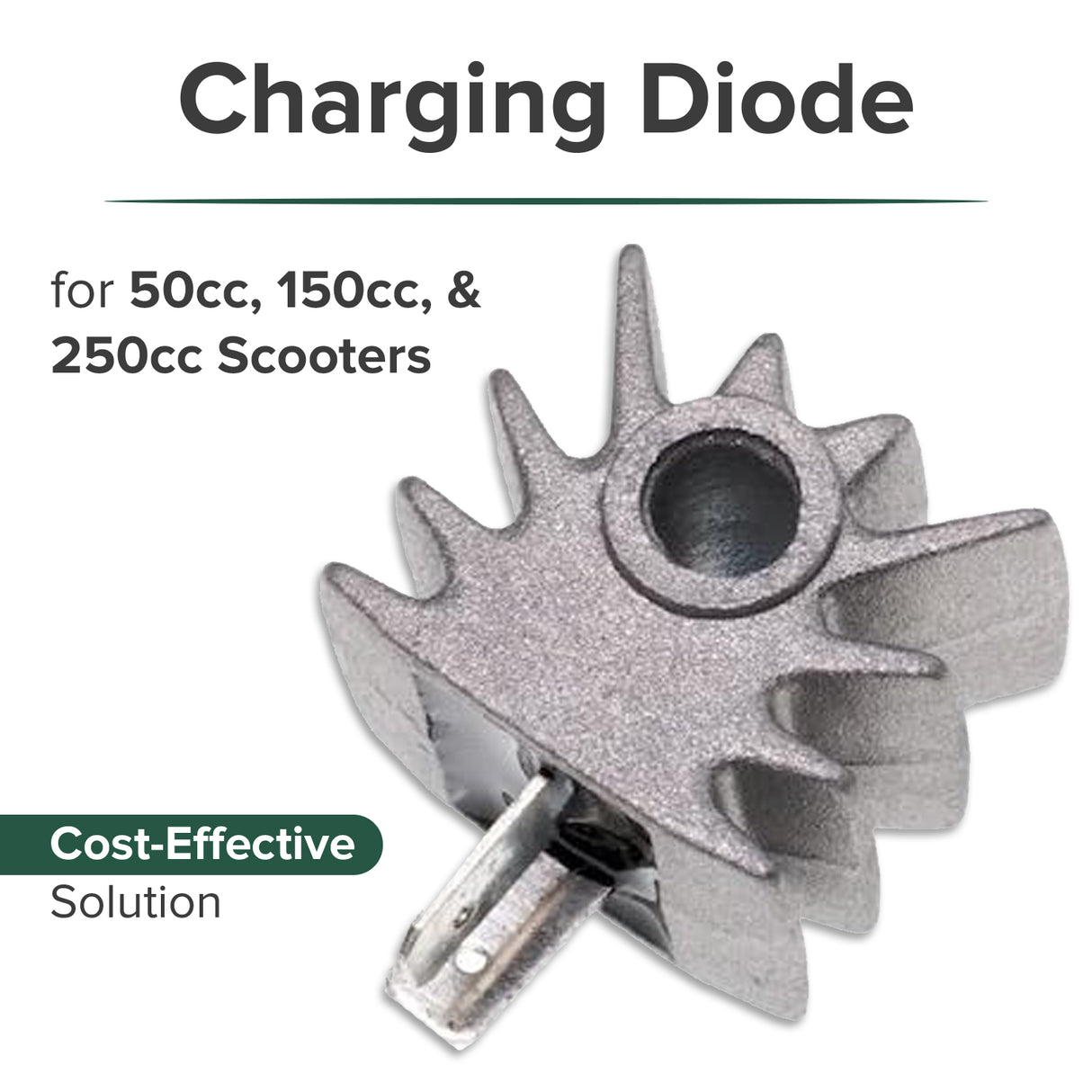 Charging Diode for 50cc, 150cc, & 250cc Scooters