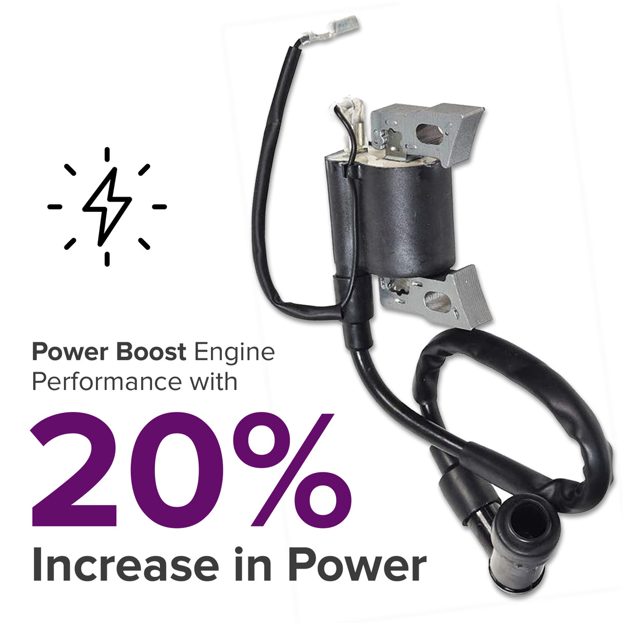 97cc Ignition Coil with 56 mm hole spacing for Baja Blitz, Dirt Bug, Doodle Bug, & Racer Mini Bikes