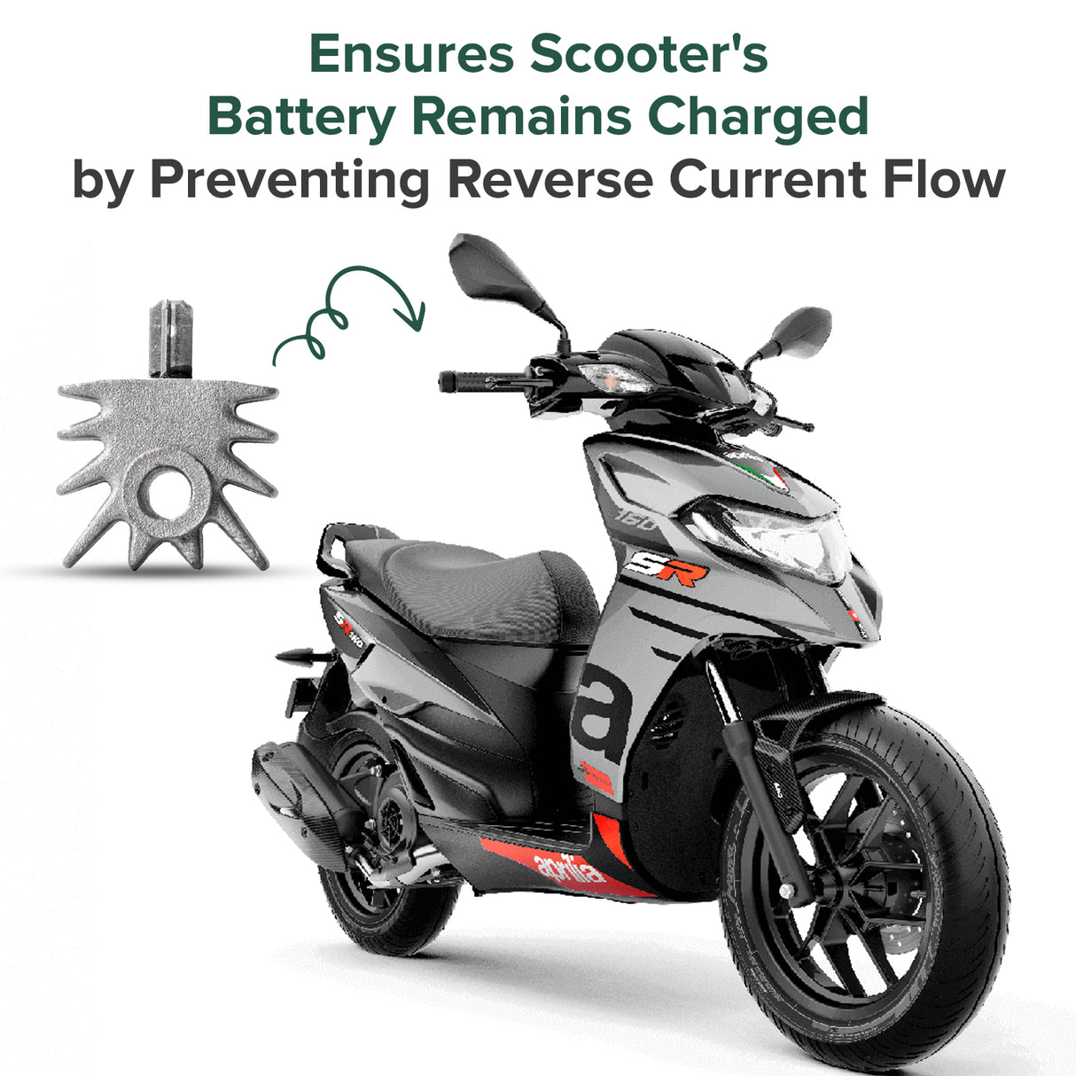 Charging Diode for 50cc, 150cc, & 250cc Scooters
