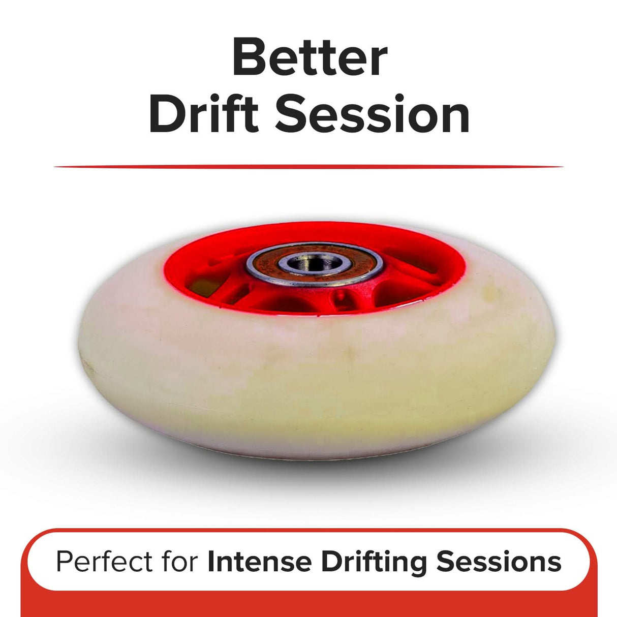 76 mm Scooter Wheels with Bearings (Set of 2)