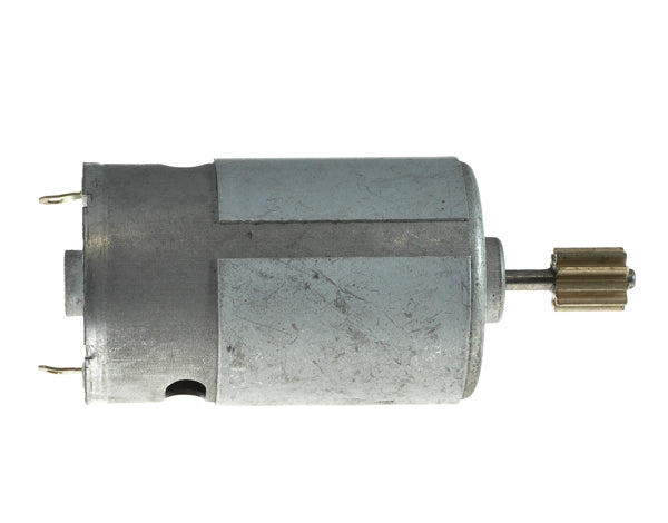 6 Volt Motor for Razor Bumper Buggie, showing a small electric motor with a metal shaft and cylindrical grey metal body, designed as an OEM replacement for the children's electric ride-on vehicle.