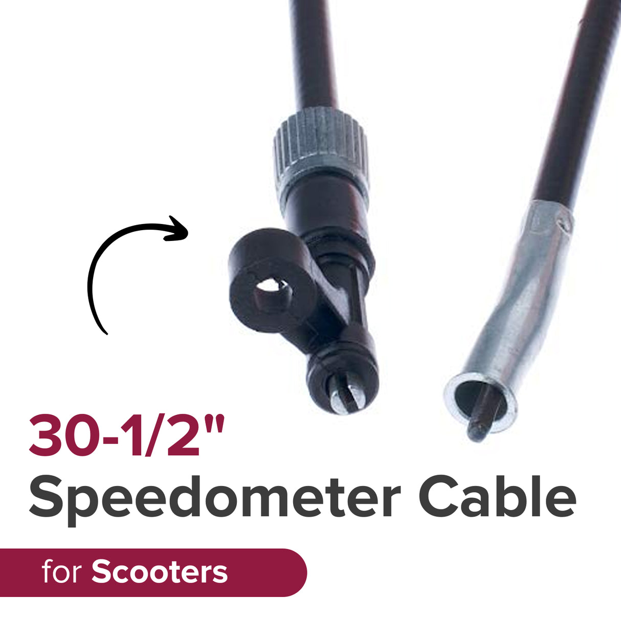 30-1/2" Scooter Speedometer Cable