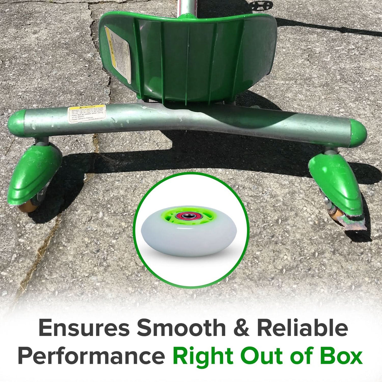 76 mm Wheels for the Razor FlashRider 360 and RipRider 360 (Set of 2)