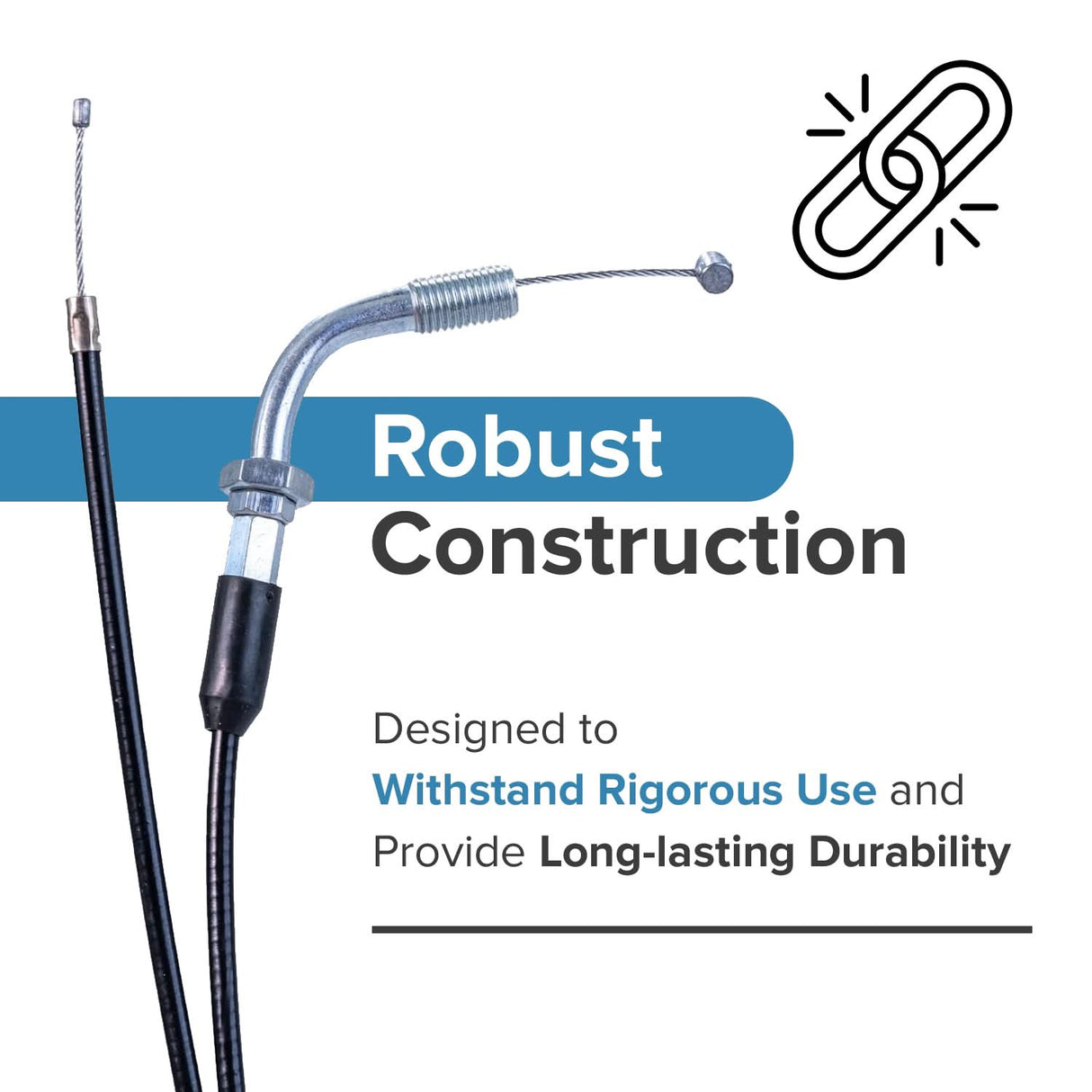 Parking Brake Cable for 49cc, 110cc, & 125cc Kandi Go-Karts & Dune Buggies