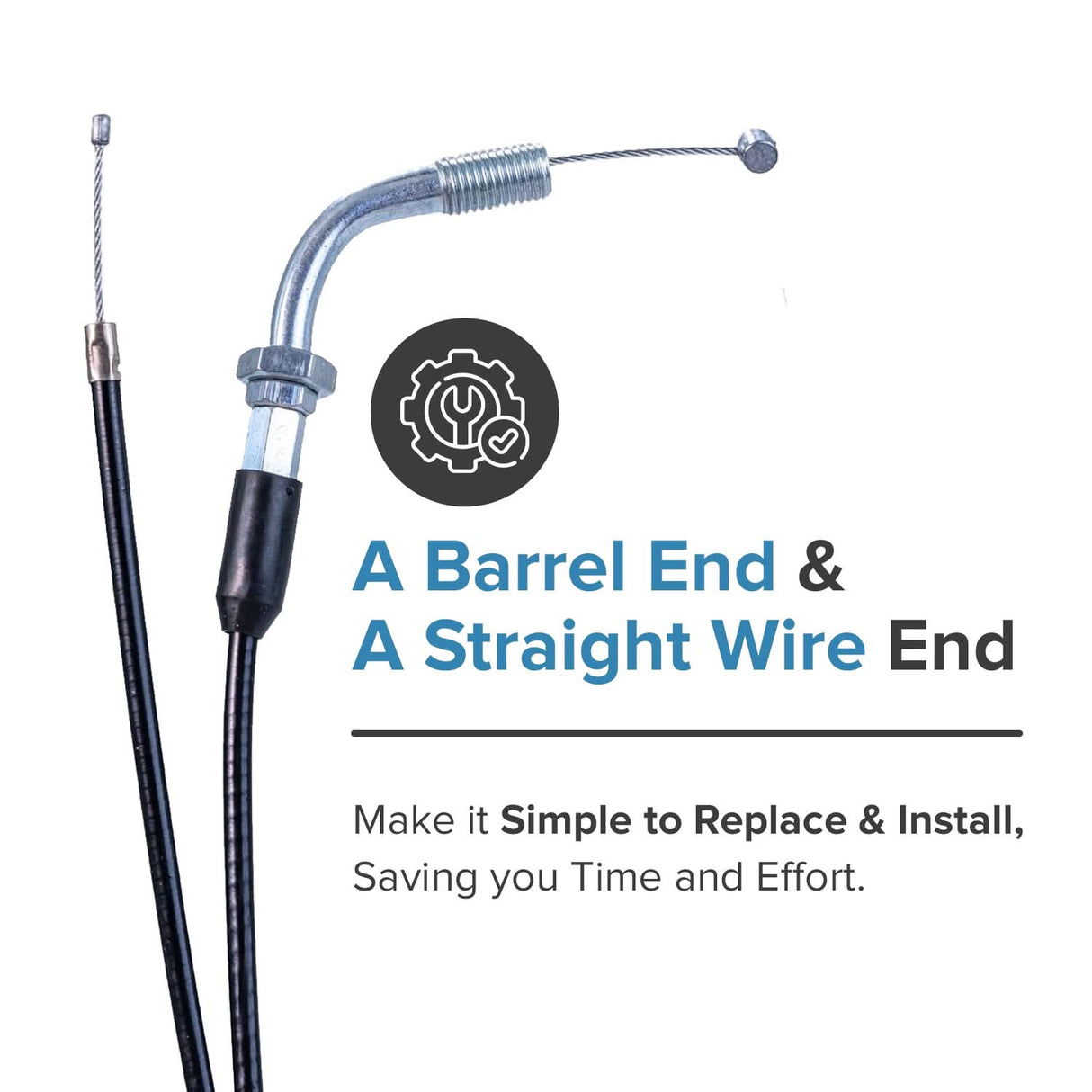 47" Throttle Cable for 48cc - 80cc 2-Stroke Bicycle Engine Kits