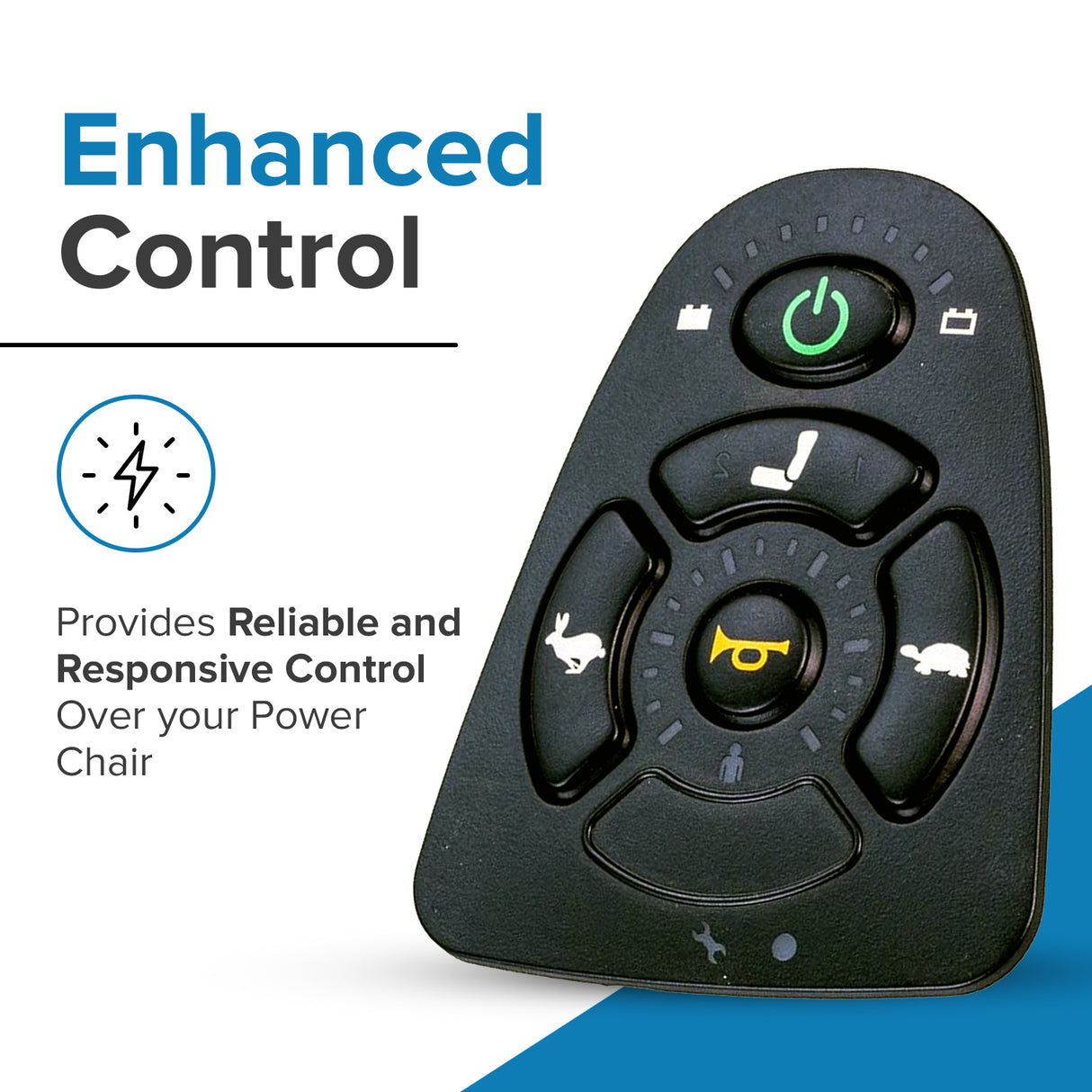 Keypad with Actuator Buttons for the 5 Key Dynamic Shark DK-REMD11 and MK5 SPJ+ Joystick
