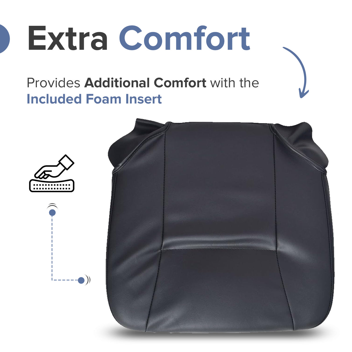 Black Vinyl Seat Base for Go-Go and Pride Revo (SC60/SC63/SC64) Mobility Scooters (SETBASE2546)