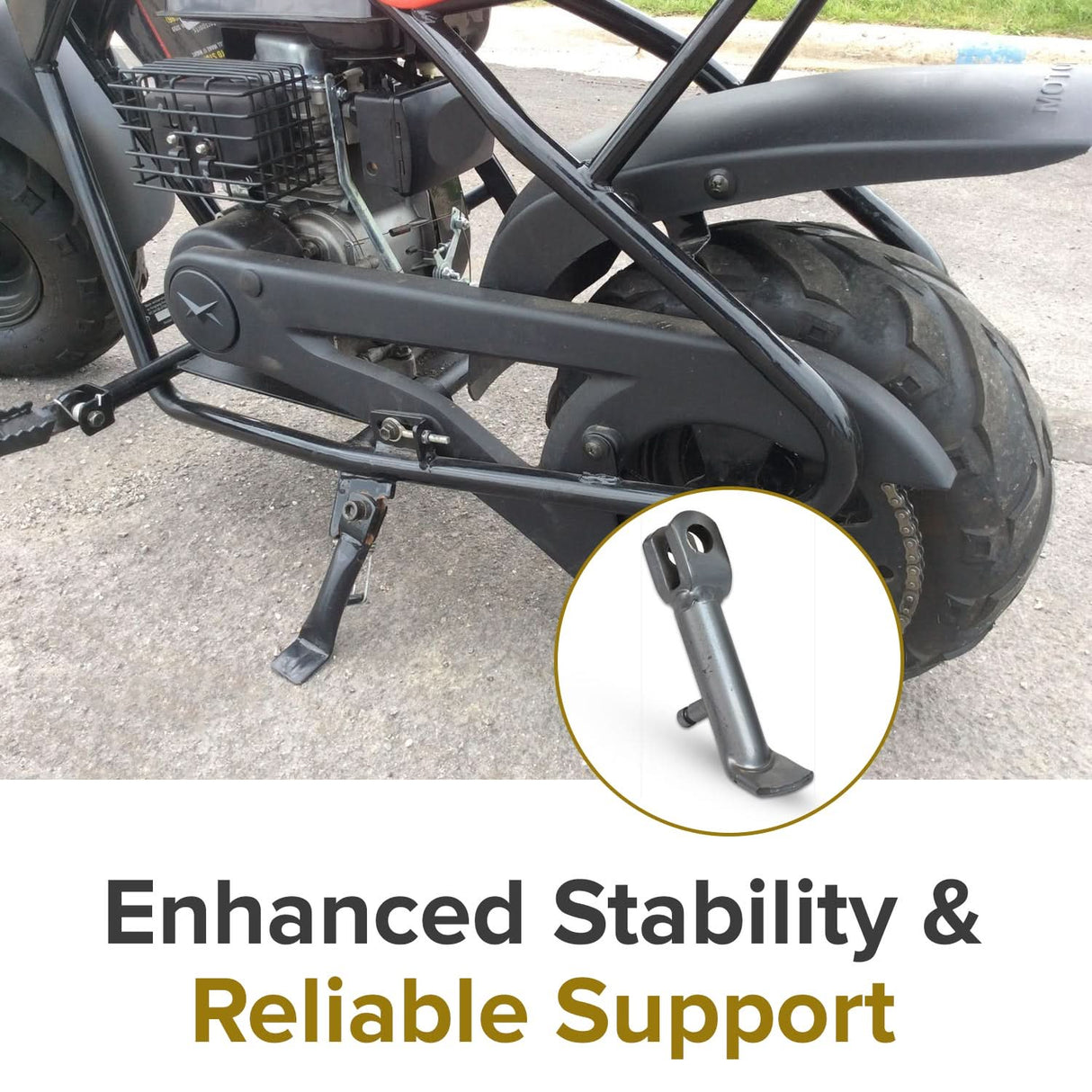 Kickstand for the Massimo MM-MB100 Mini Bike
