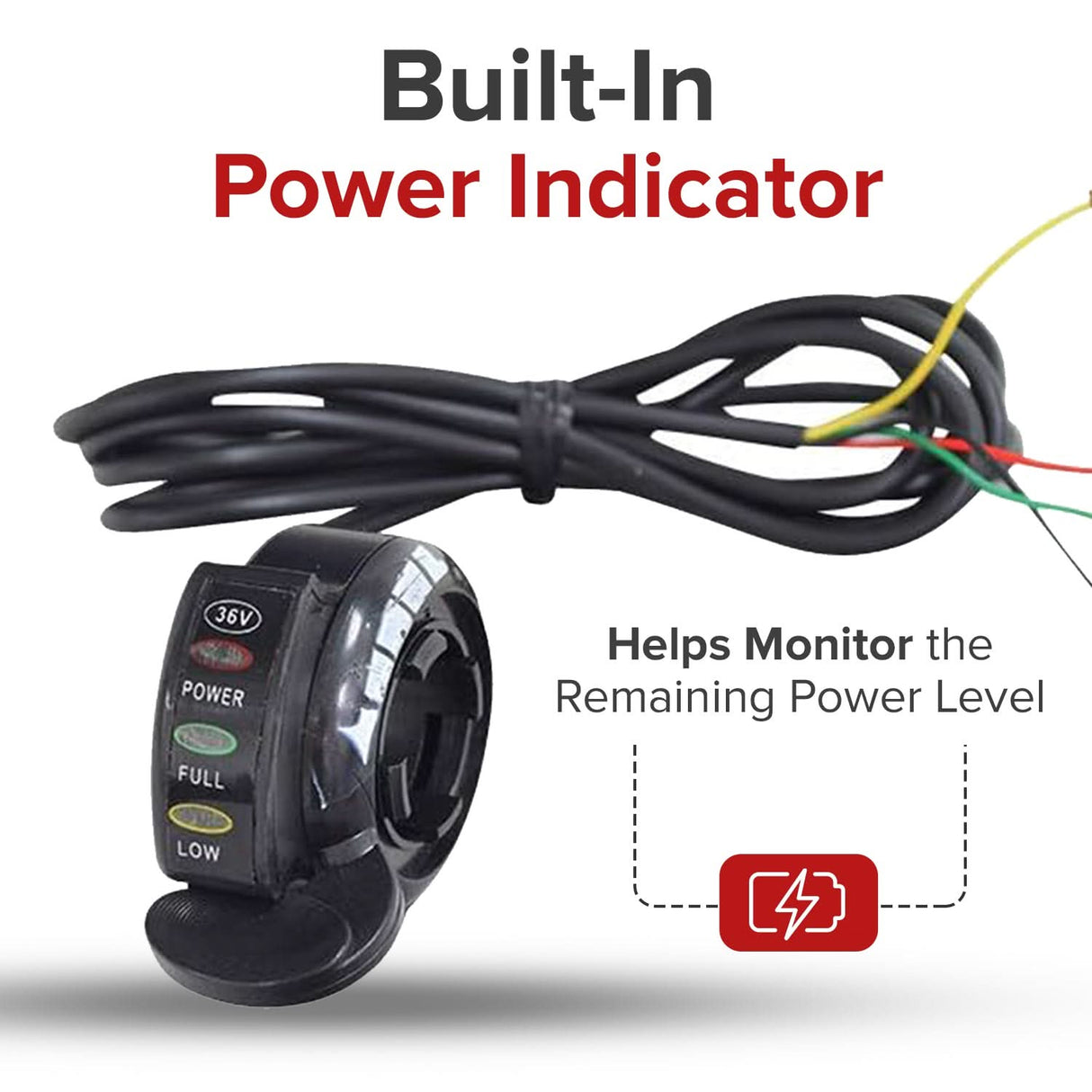Thumb Throttle with 4 Wires