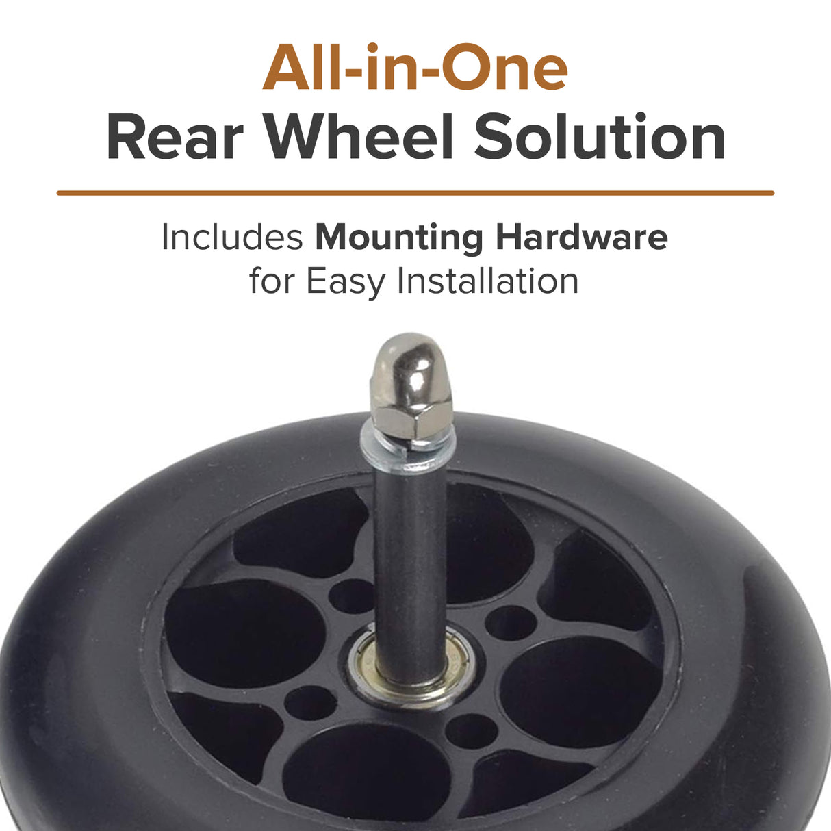 Chain Drive Rear Wheel Assembly for Razor E100, E125, E150, E175, & eSpark