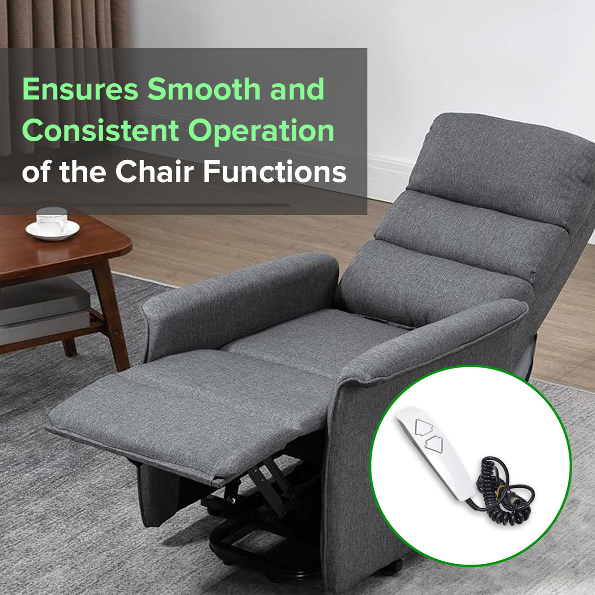 Standard 2-Button Hand Control for the Mega Motion Lift Chair (MM200) (CTL151305)