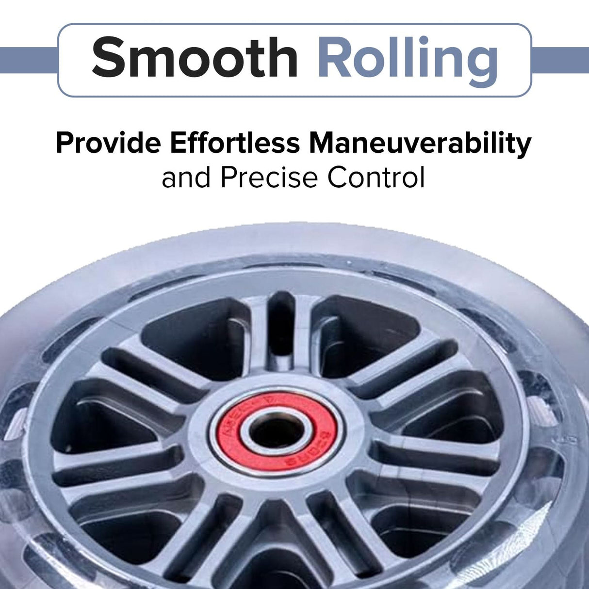 125 mm Razor A3 Kick Scooter Wheels with Bearings (Set of 2)