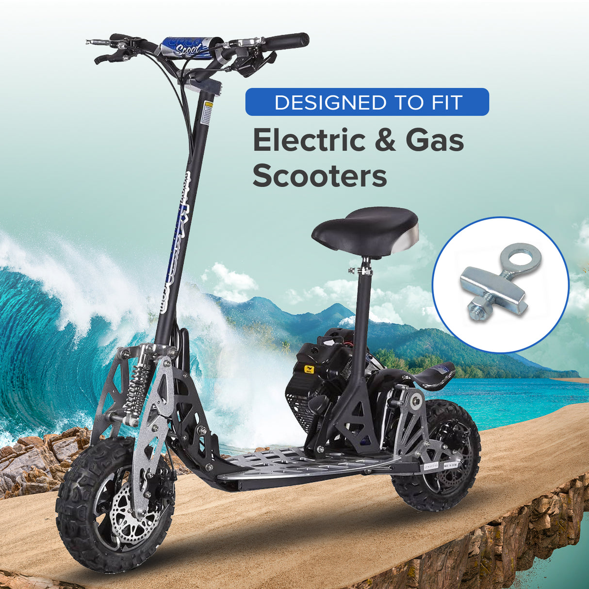 Rear Axle Tension Adjuster for Electric & Gas Scooters