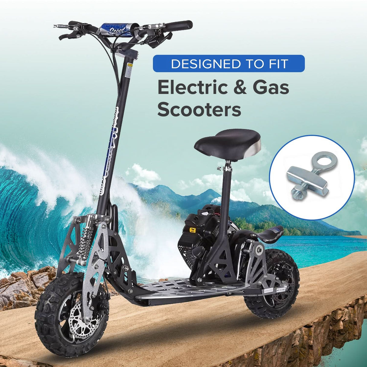 Rear Axle Tension Adjuster for Electric & Gas Scooters