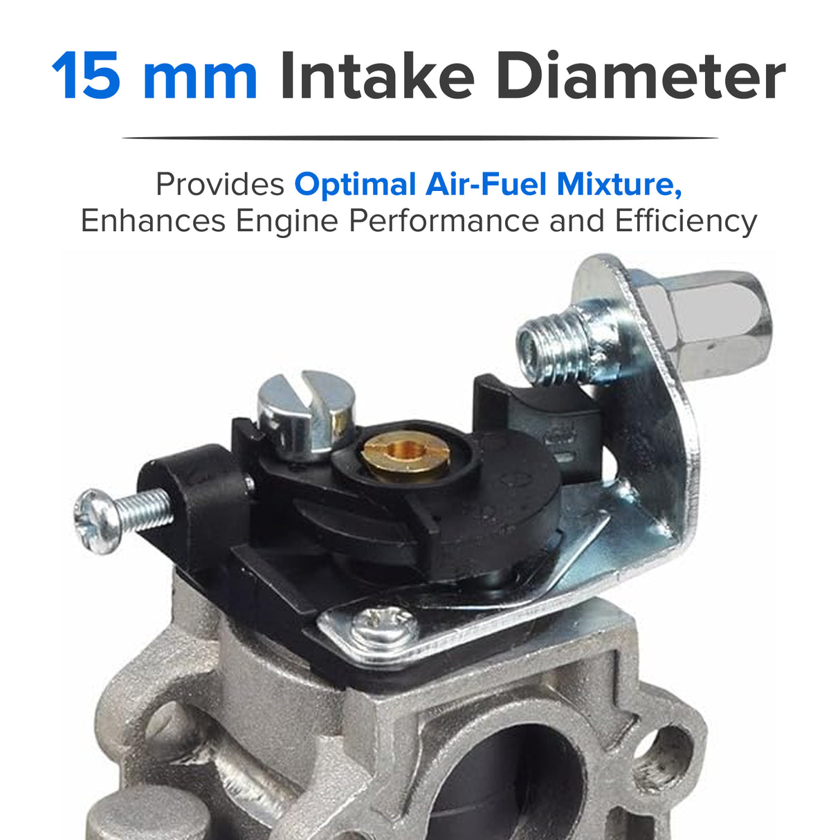 Gas Scooter Parts: Scooter Carburetor with 15 mm Intake