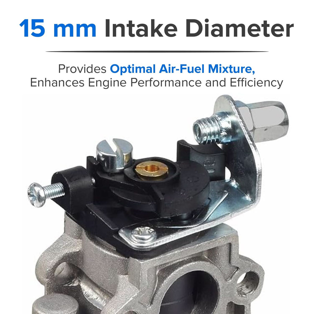 Gas Scooter Parts: Scooter Carburetor with 15 mm Intake