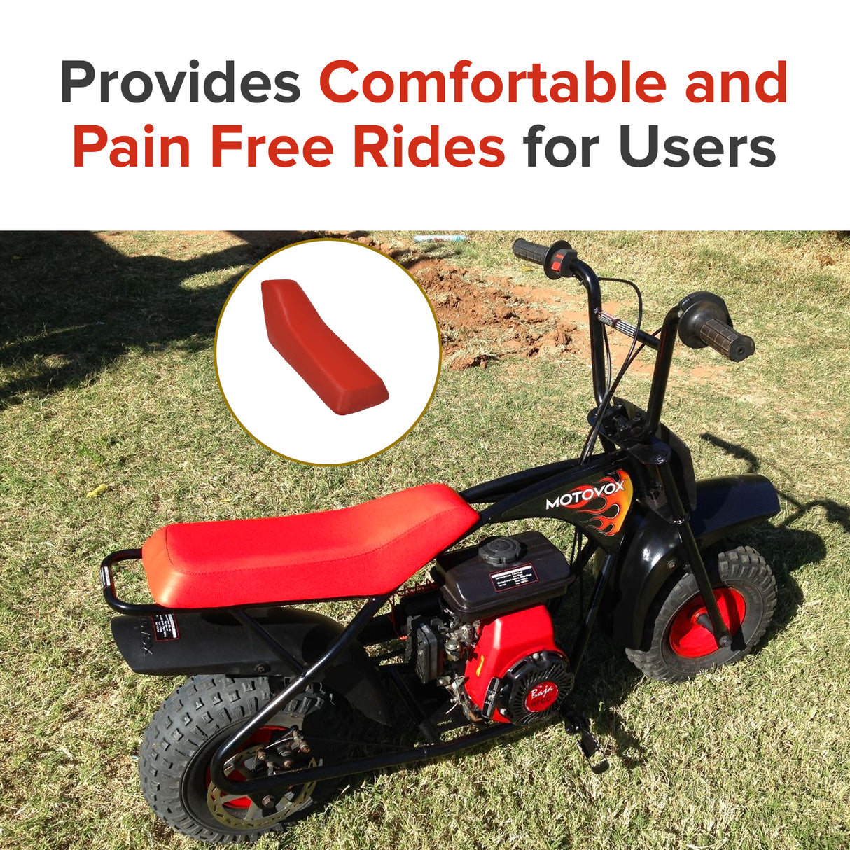 Seat for the Motovox MBX10 Mini Bike