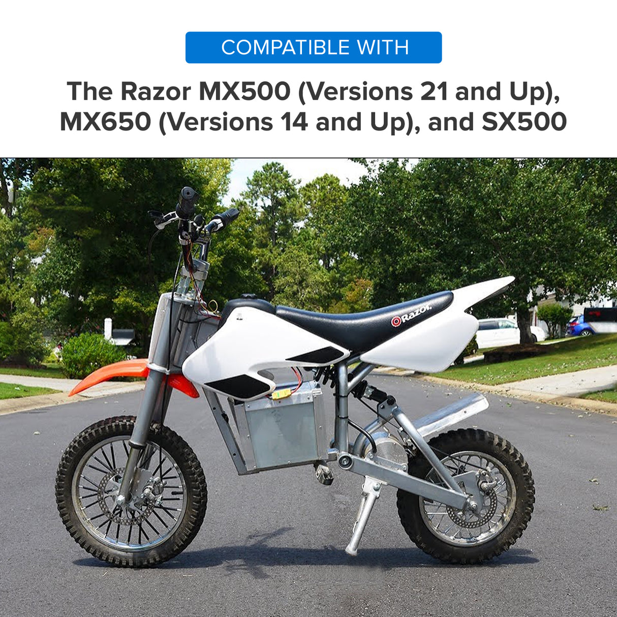 Razor Variable Speed 6-Wire Twist Grip Throttle for the Razor MX500, Versions 21+