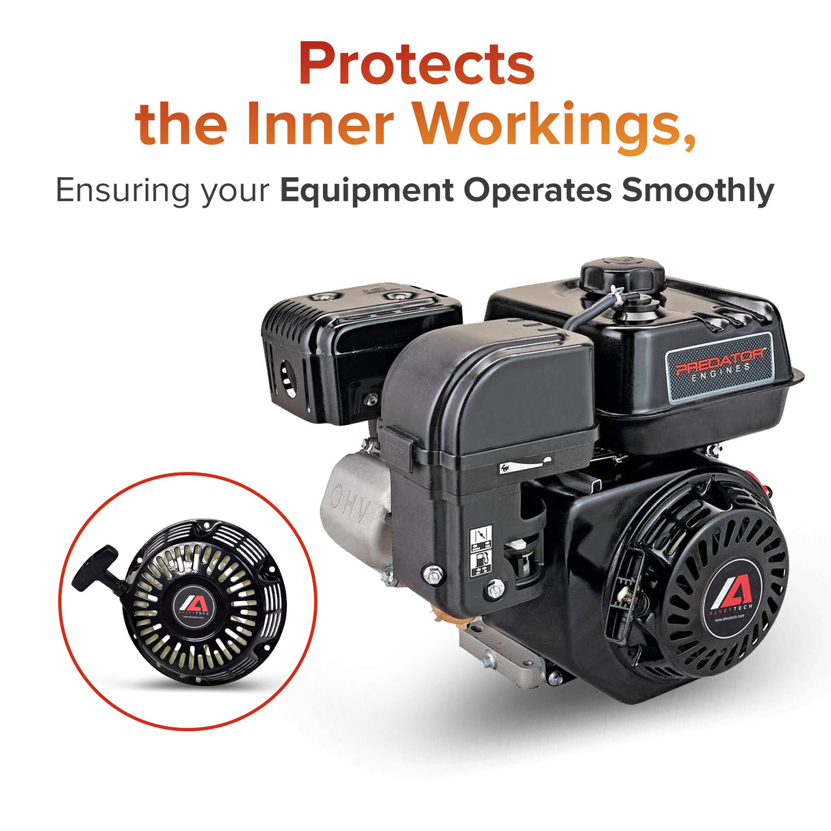 196cc 6.5 Hp Recoil Pull Start for the Coleman BT200X, CT200U Trail, & CT200U-EX Mini Bikes