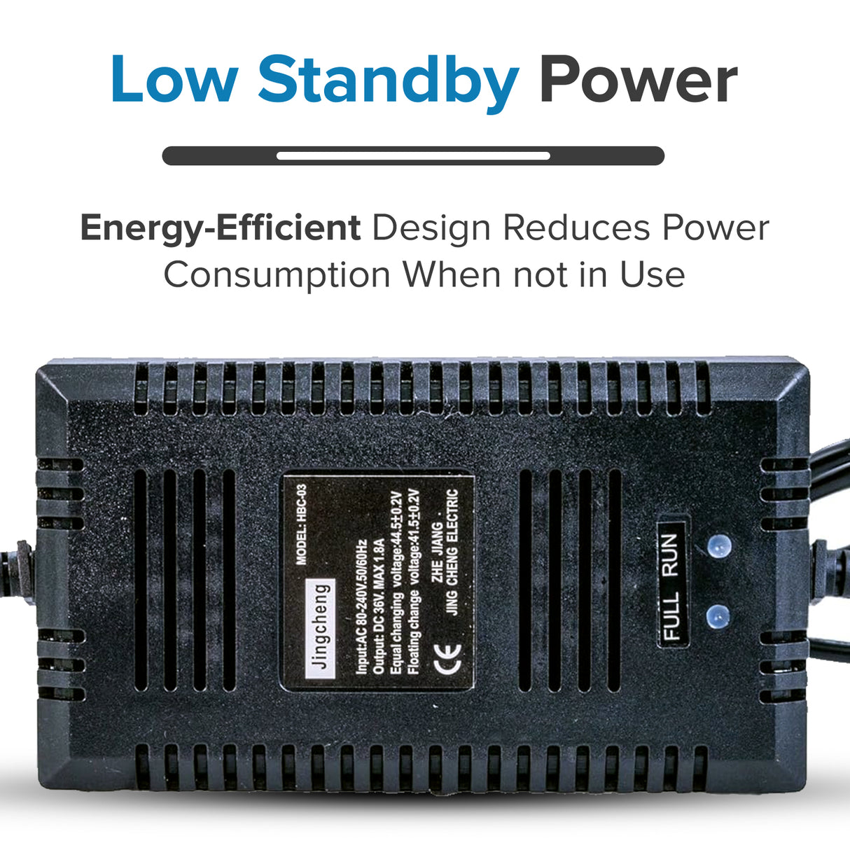 36 Volt 1.8 Amp 3-Prong Battery Charger (Standard)