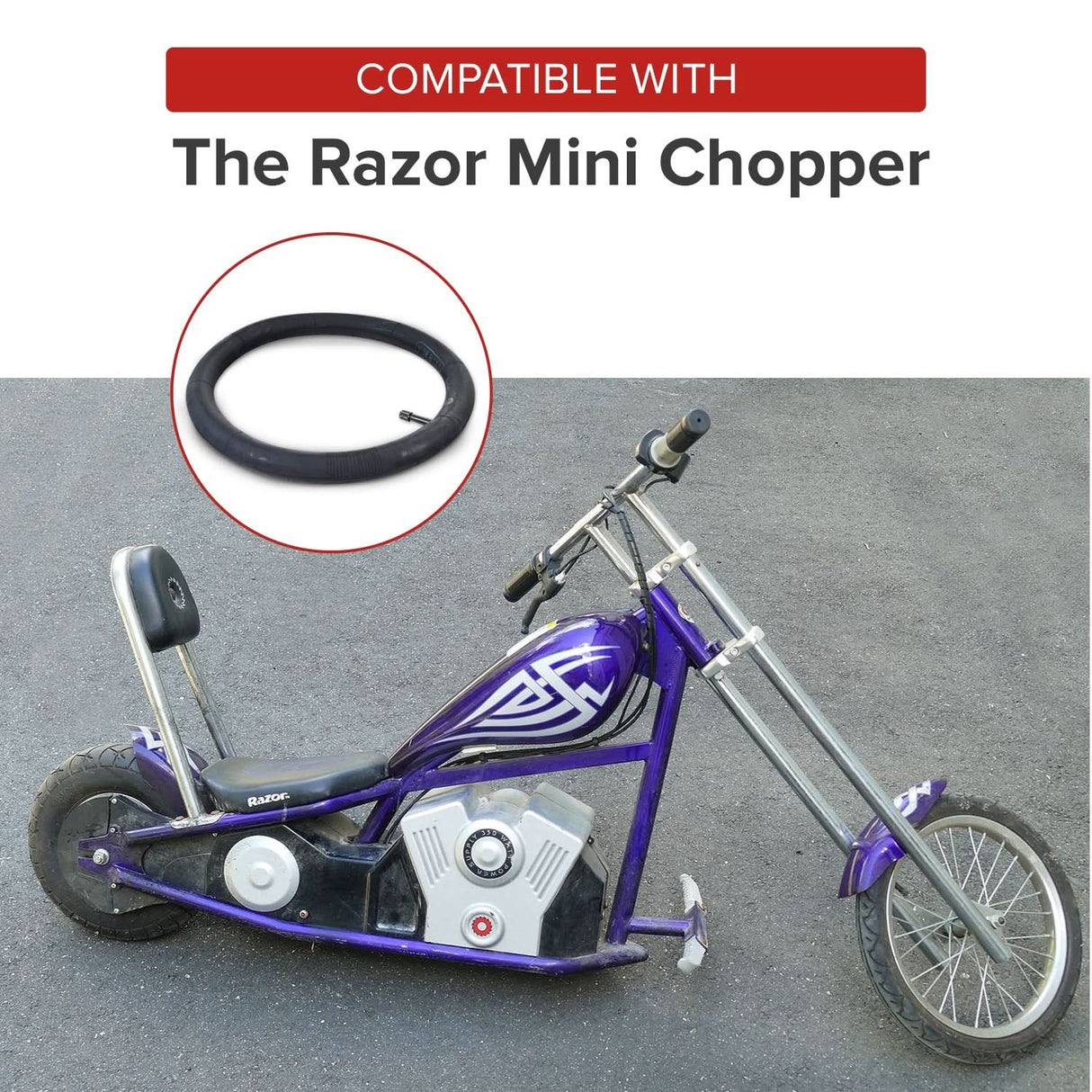 14" (14x1.75/1.95) Razor Mini Chopper Inner Tube