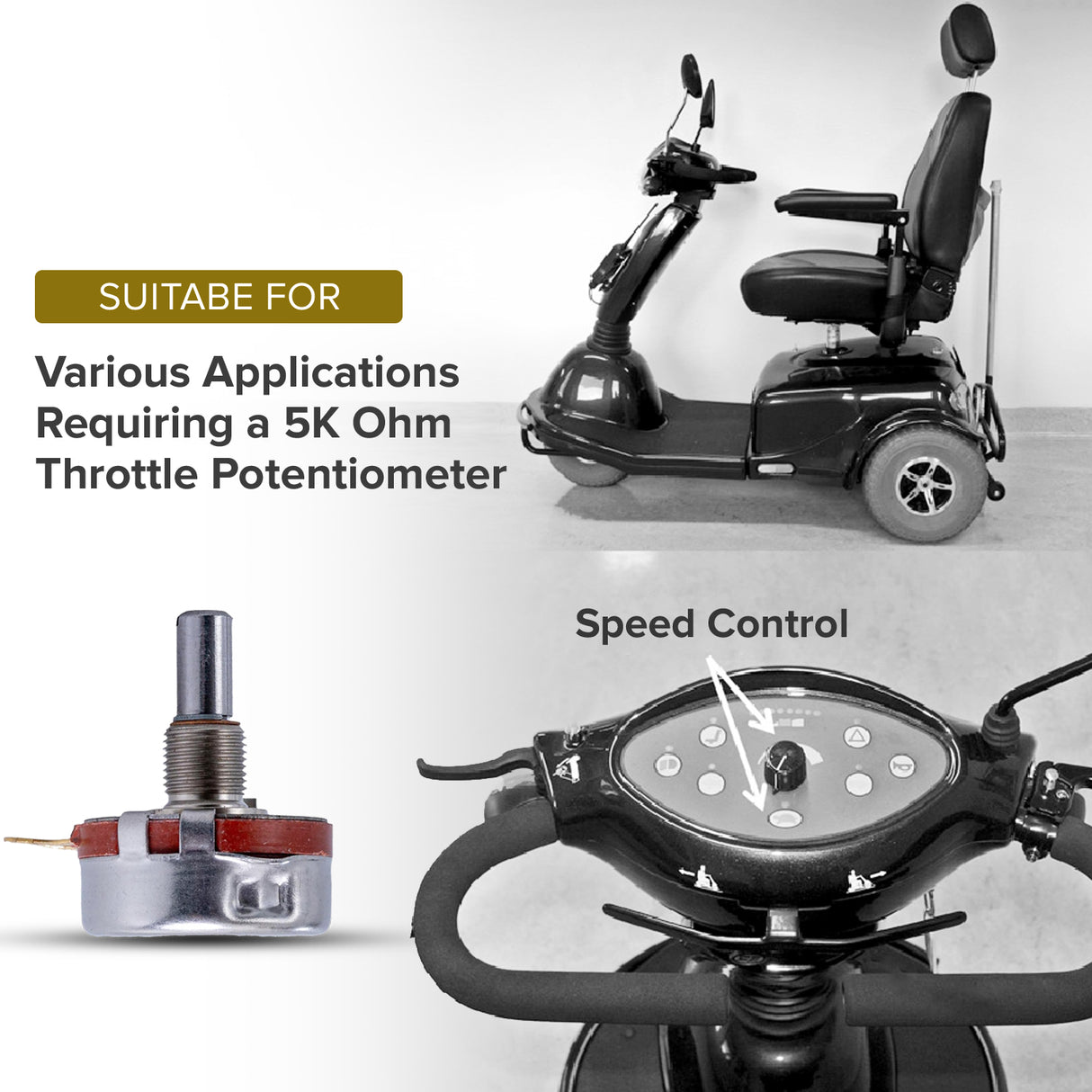 5K Ohm Throttle Potentiometer