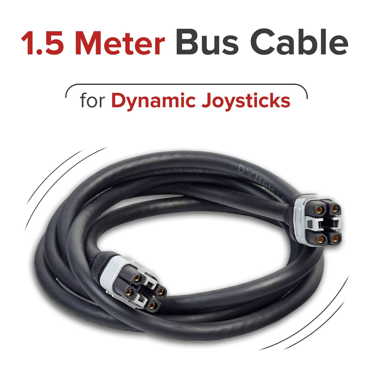 1.5 Meter (60") Bus Cable for Invacare Power Chairs with SPJ+ Joystick Controllers