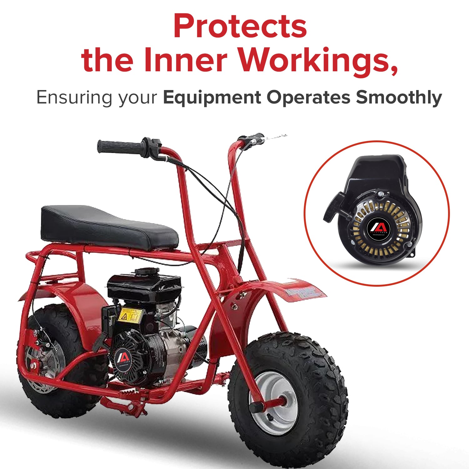 97cc Recoil Pull Start for Baja Blitz, Dirt Bug, Doodle Bug 30, & Racer (Blemished)