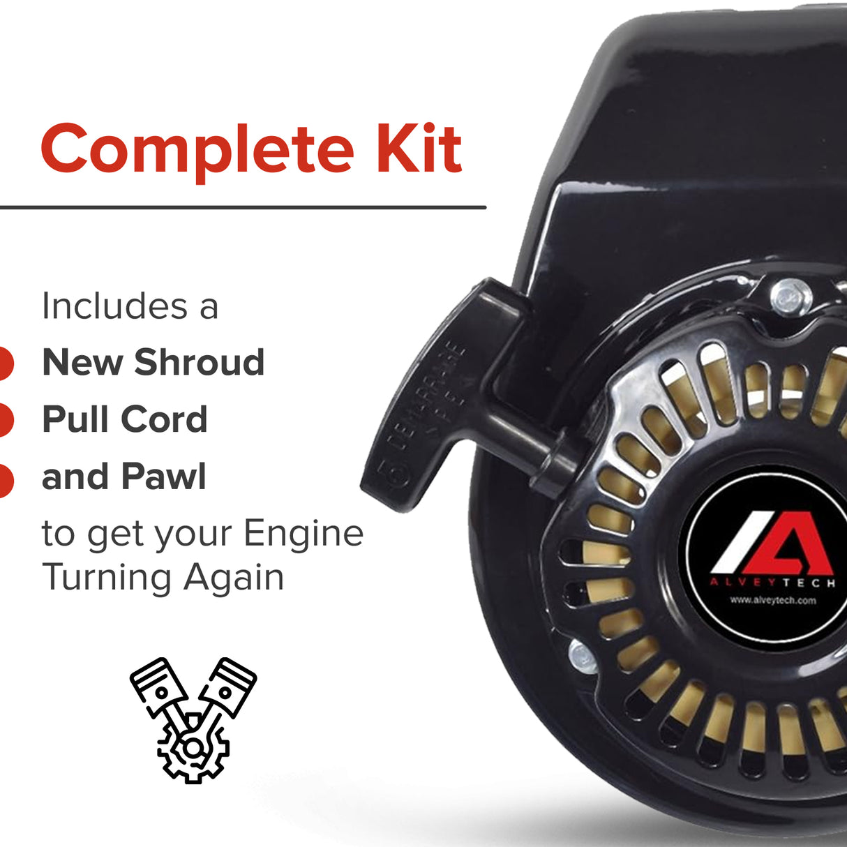 97cc Recoil Pull Start for Baja Blitz, Dirt Bug, Doodle Bug 30, & Racer (Blemished)