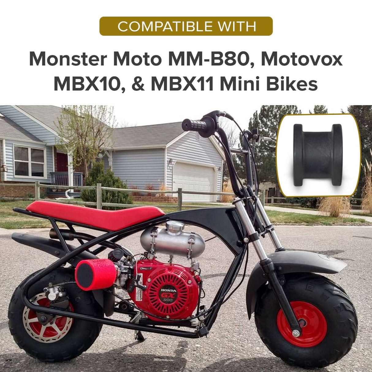 Chain Tensioner Assembly for Monster Moto / Mega Moto Classic 105cc, MM-B80 80cc, Motovox MBX10 & MBX11 Mini Bikes