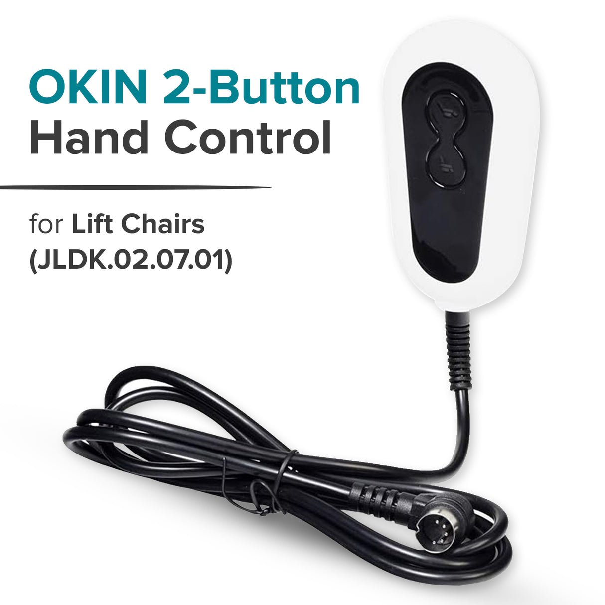 OKIN 2-Button Hand Control for Lift Chairs (JLDK-02)