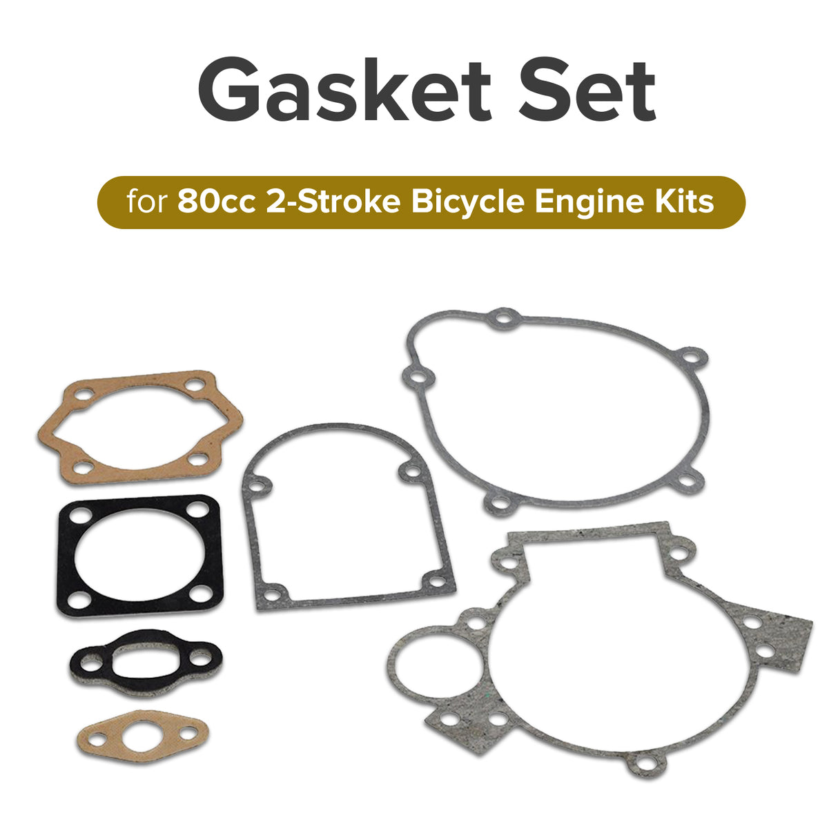Gasket Set for 80cc 2-Stroke Bicycle Engine Kits