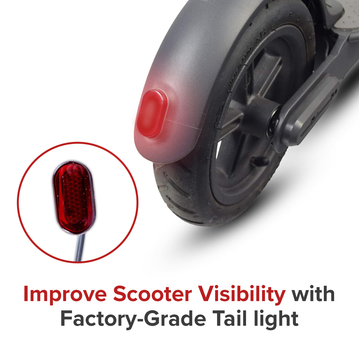 Taillight for the Xiaomi Mi M365