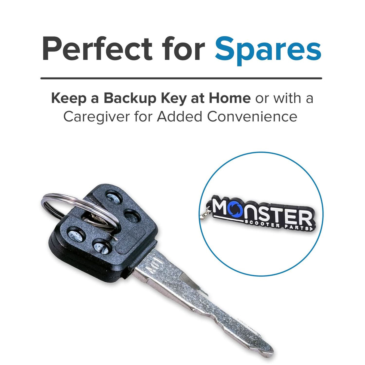 Key for the C.T.M. Mobility Scooters 3/5/6/7/8 Series (2003 + up) (1164848)