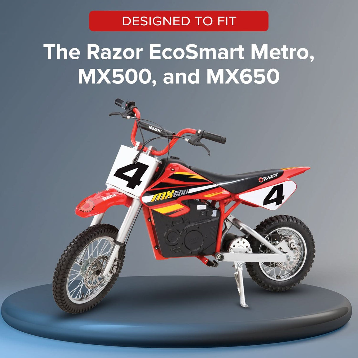 XLR Charger Port with 2 Wires for the Razor EcoSmart Metro, MX500, MX650, RSF650, & SX500