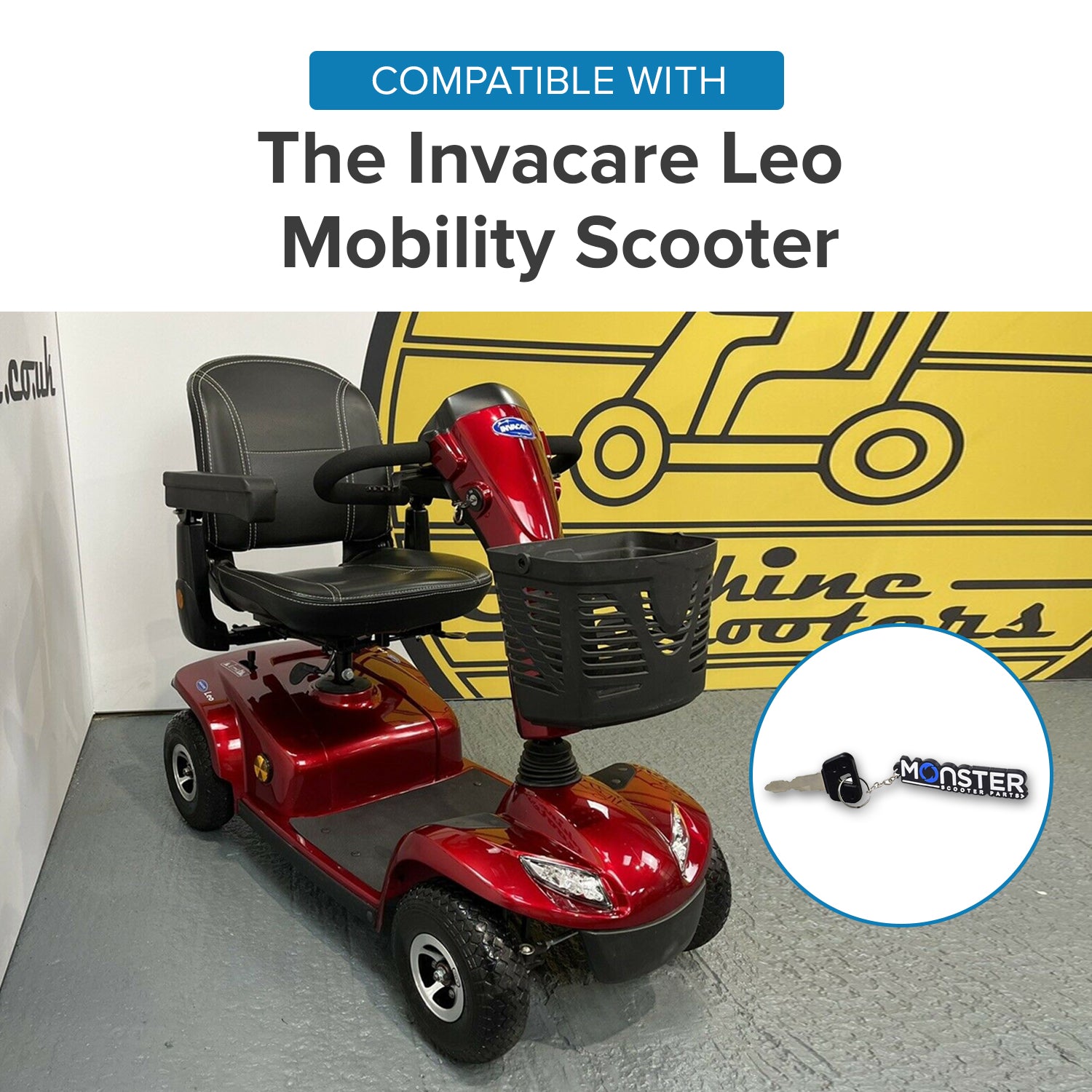 Key for the Invacare Leo Mobility Scooter (1164848)