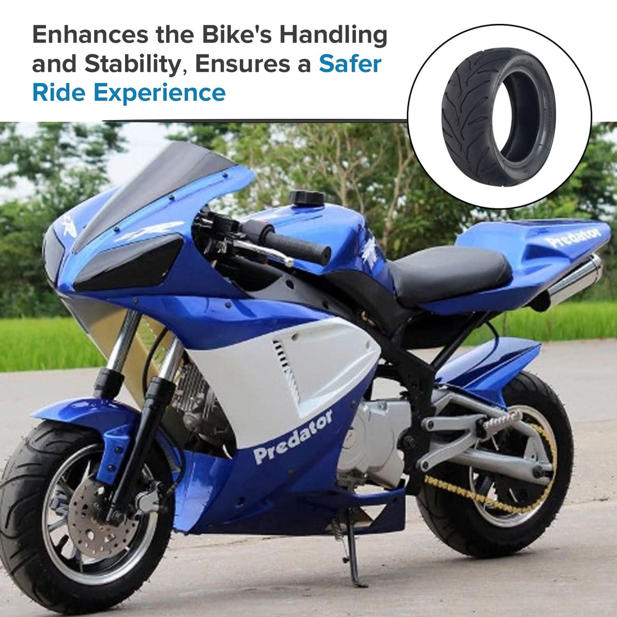 110/50-6.5 Tire for Mini Bikes