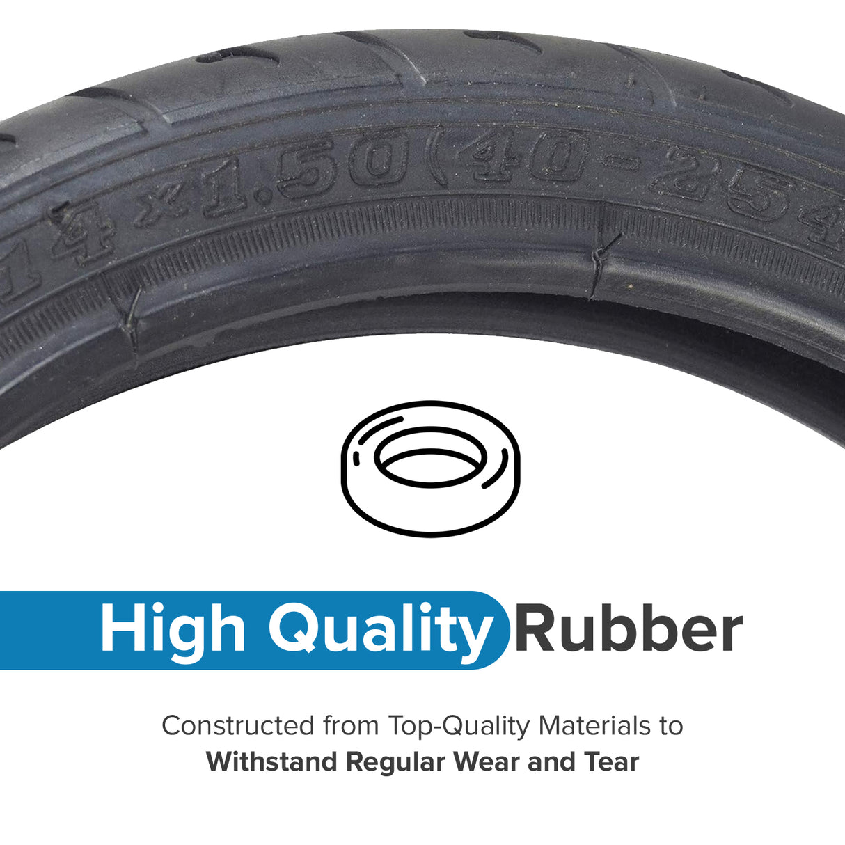 14x1.50 (40-254) Tire with Q209 Tread for the Breezer Itzy