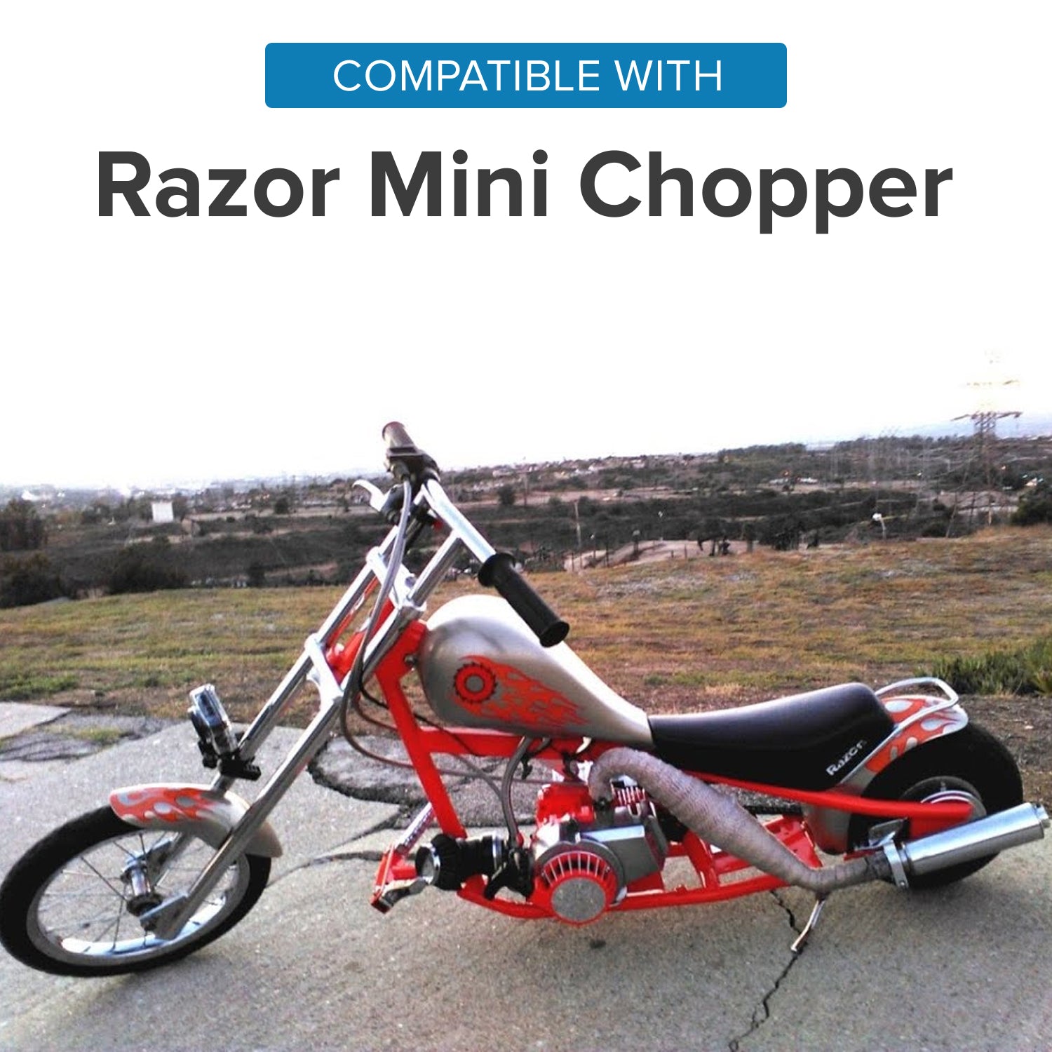 14"x1.50" (40-254) Tire with Q209 Tread for the Razor Mini Chopper