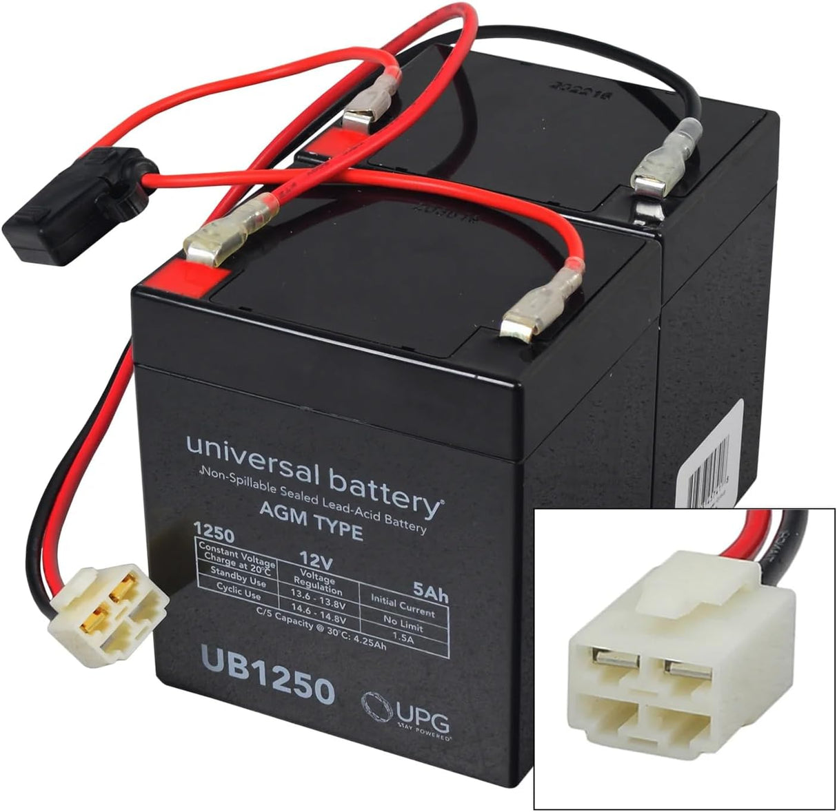 24 Volt Battery Pack for the Razor Crazy Cart and Crazy Cart DLX (5 Ah, Versions 1+)
